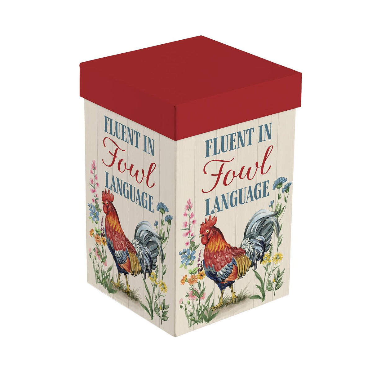 Evergreen Petal & Plow Ceramic Perfect Cup,Farm Rooster Fun