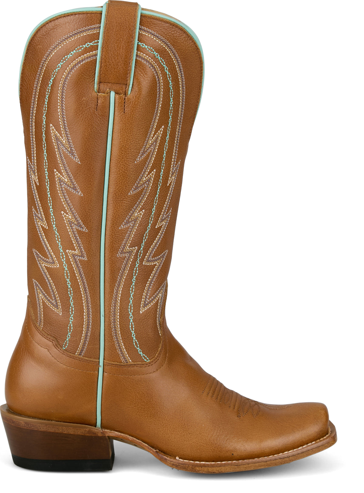 Tony Lama Hallie Tawny Brown Cowhide Cutter Toe