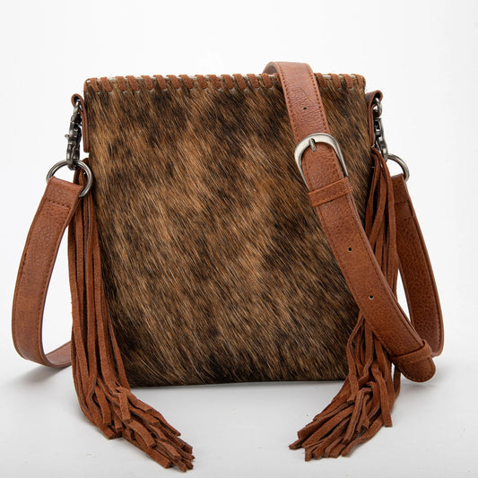 Montana West Trinity Ranch HOH Fringe CC Crossbody Brown