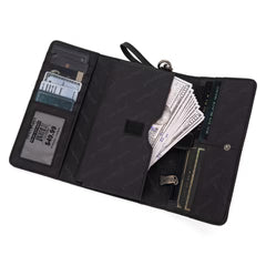 Trinity Ranch Floral Tooled Collection Wallet - Black