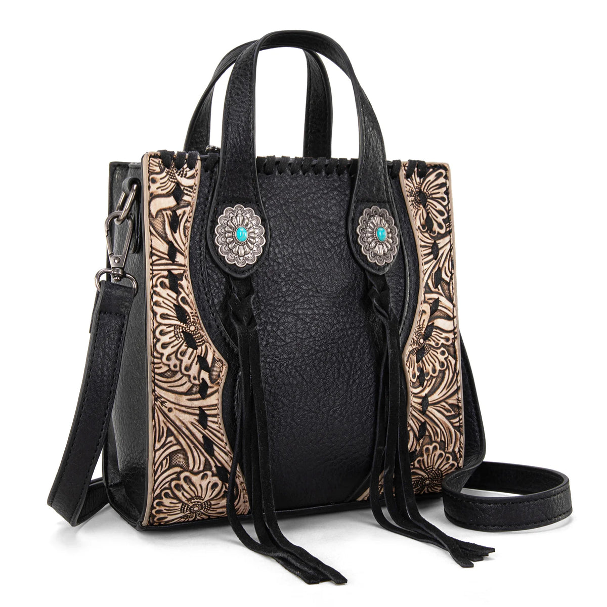 Montana West Trinity Ranch Concho Collection Mini Tote/Crossbody
