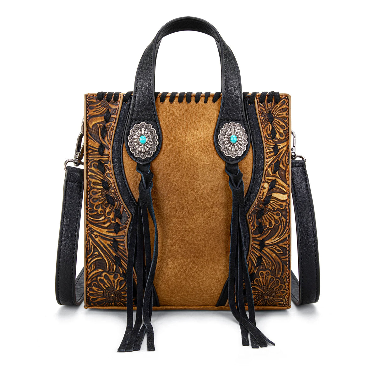 Montana West Trinity Ranch Concho Collection Mini Tote/Crossbody