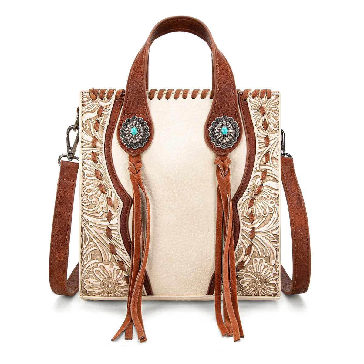 Montana West Trinity Ranch Concho Collection Mini Tote/Crossbody