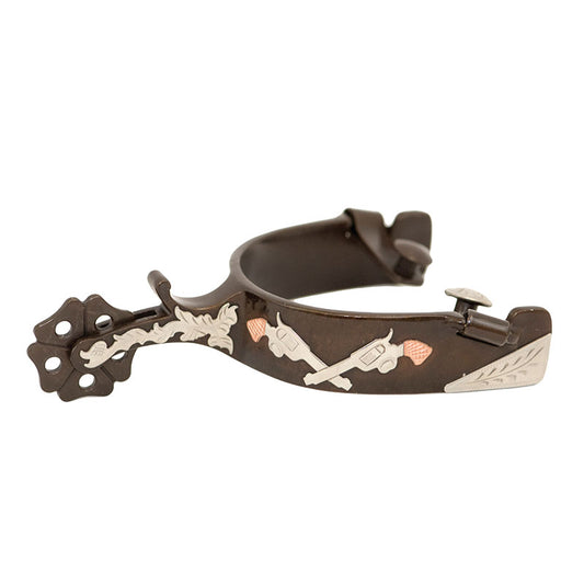 Cowboy Tack Tombstone Outlaw Large Cup Spurs