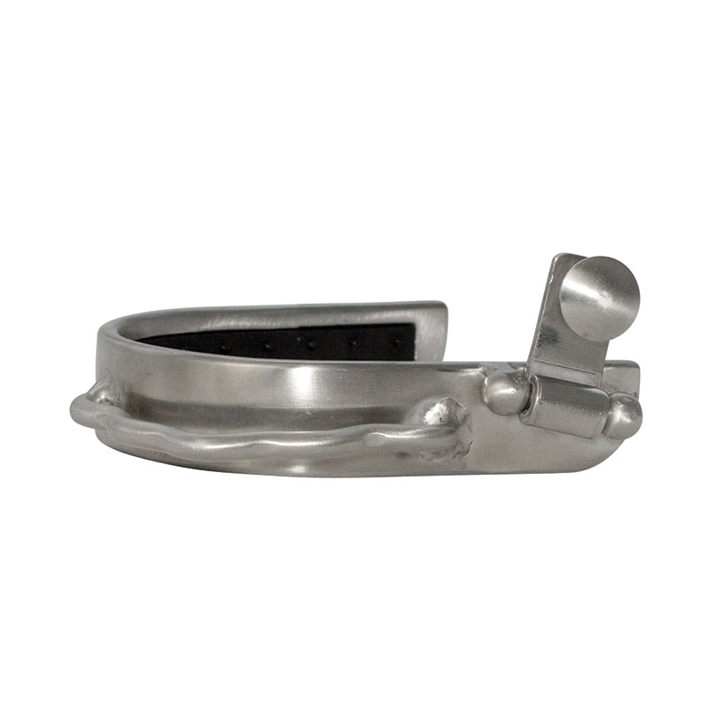 Cowboy Tack Rubber inlayed Brushed Barrel Spurs