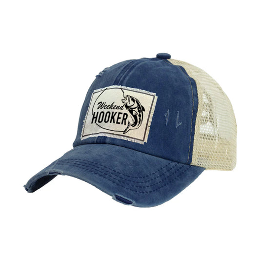 Brief Insanity Weekend Hooker Distressed Trucker Hat