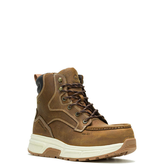 Wolverine Ride Wedge Moc Cashew Composite Toe Waterproof EH