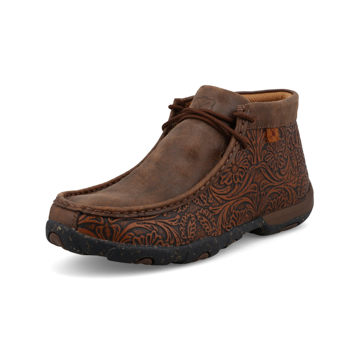 Twisted X Chukka Driving Moc Brown/Tooled Brown