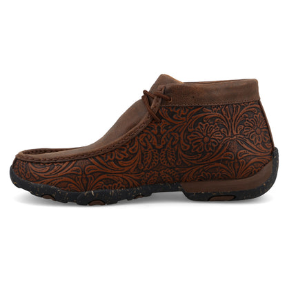 Twisted X Chukka Driving Moc Brown/Tooled Brown