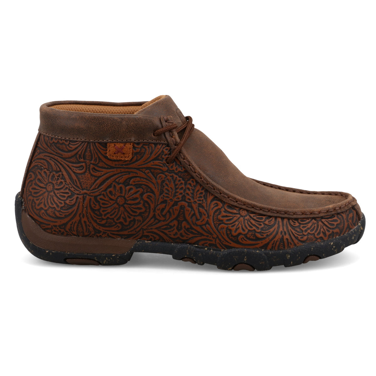 Twisted X Chukka Driving Moc Brown/Tooled Brown
