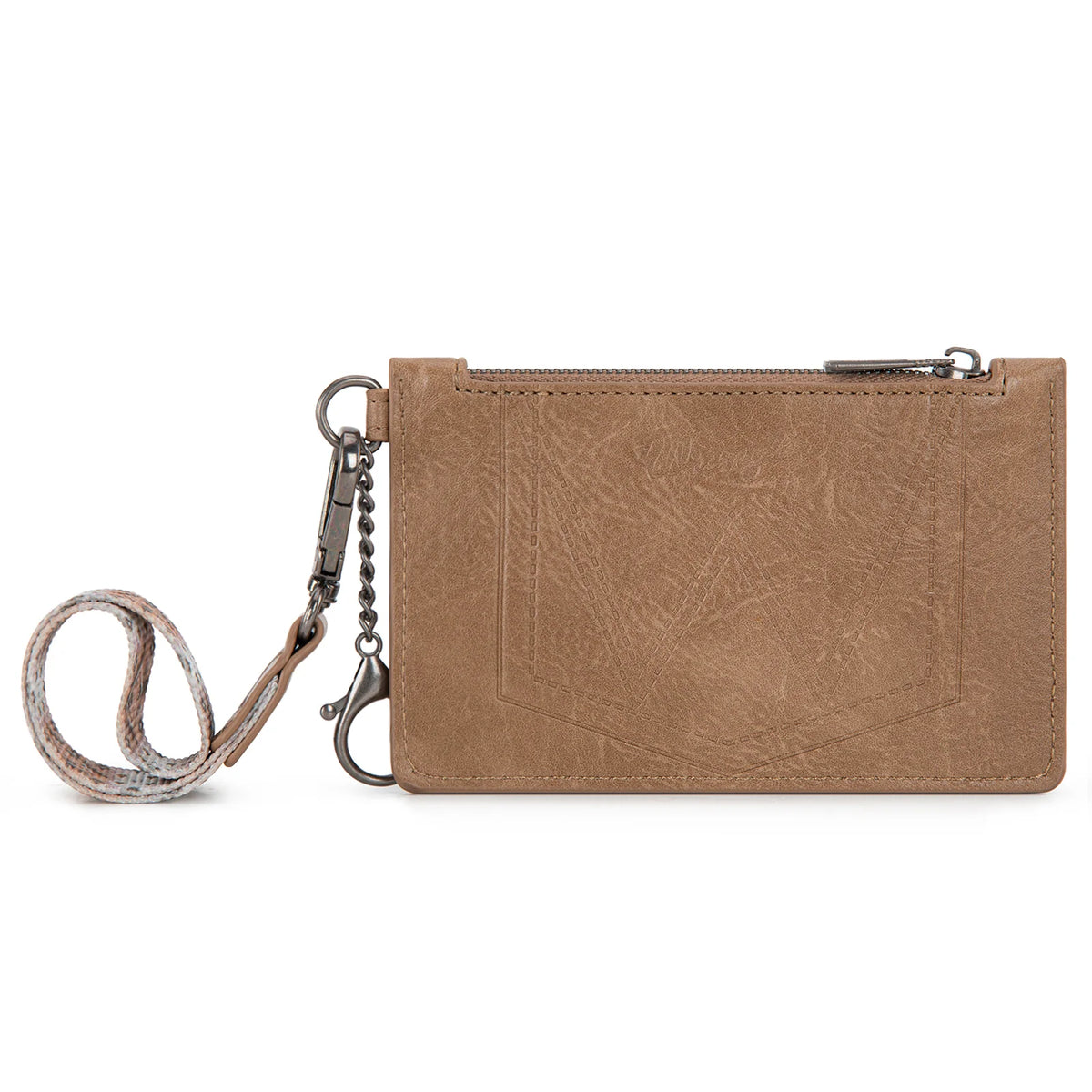 Wrangler Print Key Chain Wristlet