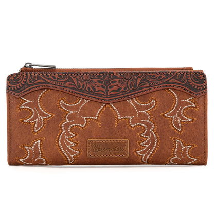 Wrangler Embroidered Bi Fold Wallet