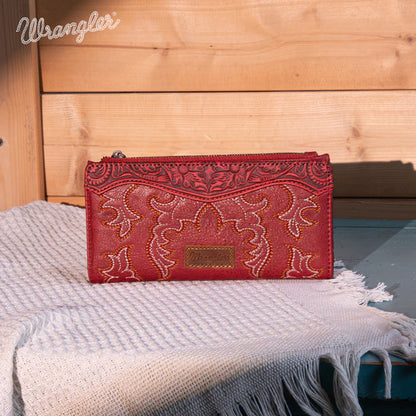 Wrangler Embroidered Bi Fold Wallet