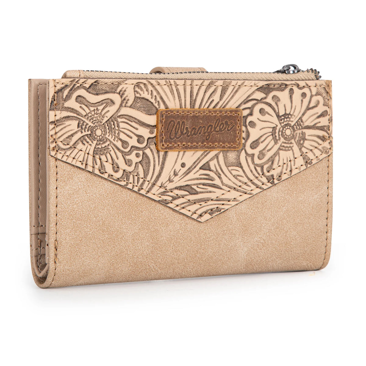 Montana West Wrangler Floral Tooled Card Holder