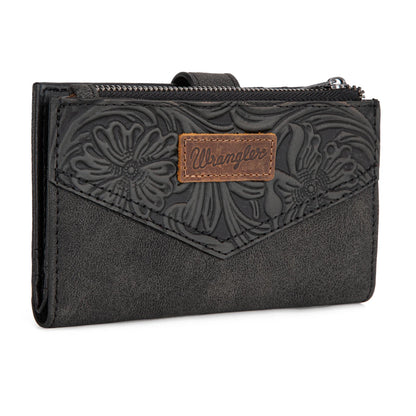 Montana West Wrangler Floral Tooled Card Holder