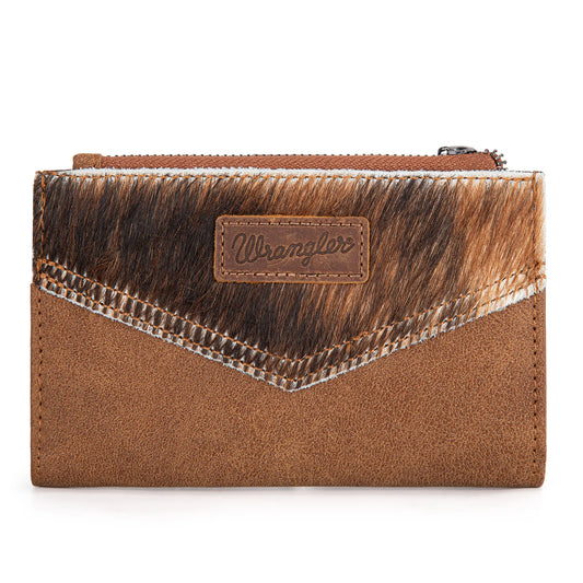 Montana West Wrangler Hair-On Cowhide Card Holder