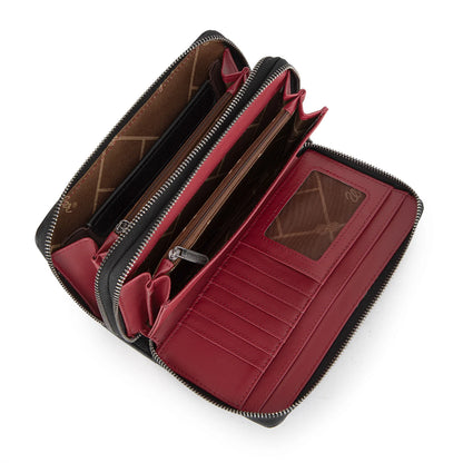 Wrangler Dual Zipper Large Wallet