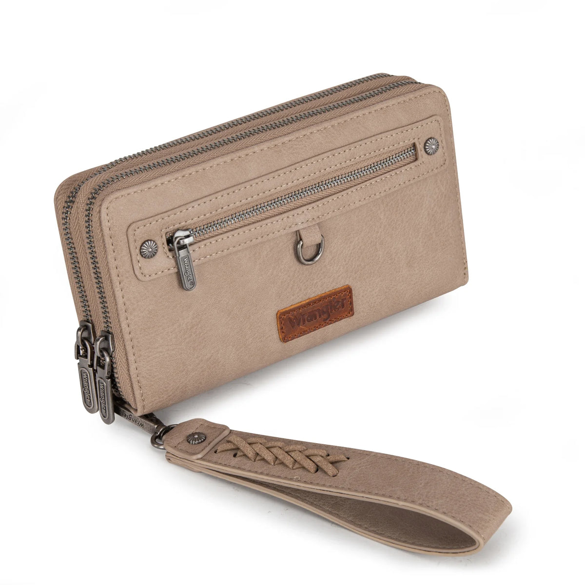 Wrangler Dual Zipper Large Wallet