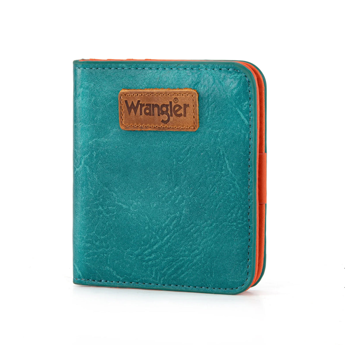 Wrangler Solid Color Small Bi-fold RFID Wallet