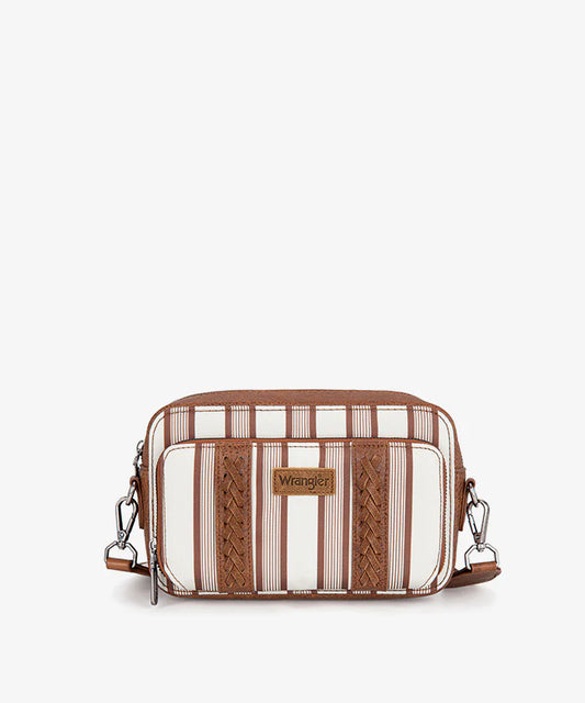 Wrangler Stripe Printed Crossbody Purse Wallet