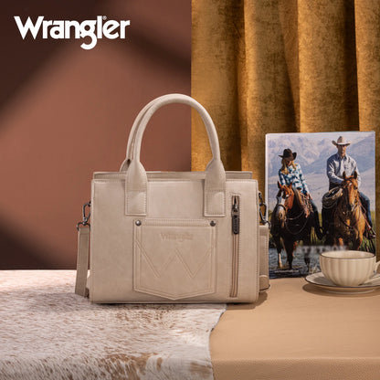 Montana West Wrangler Tooled Aztec Pattern Print CC Tote/Crossbody