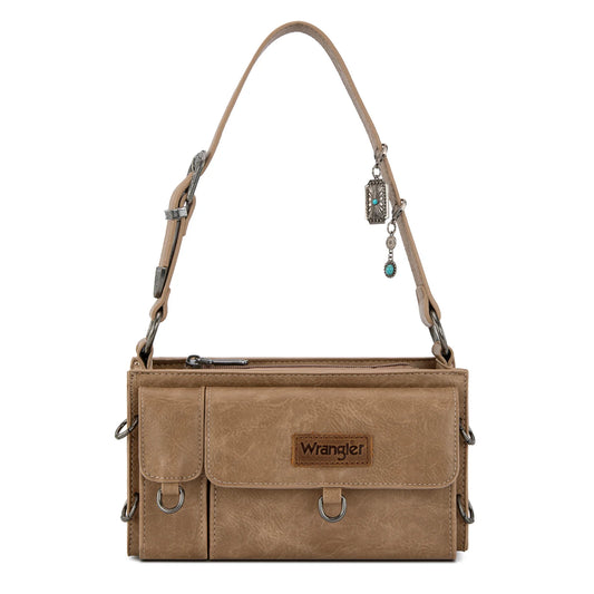Montana West Wrangler Buckle Charm Small Shoulder Bag