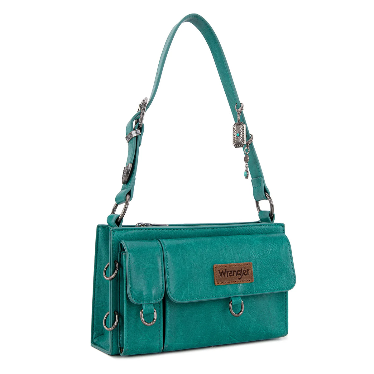Montana West Wrangler Buckle Charm Small Shoulder Bag
