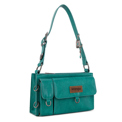 Montana West Wrangler Buckle Charm Small Shoulder Bag