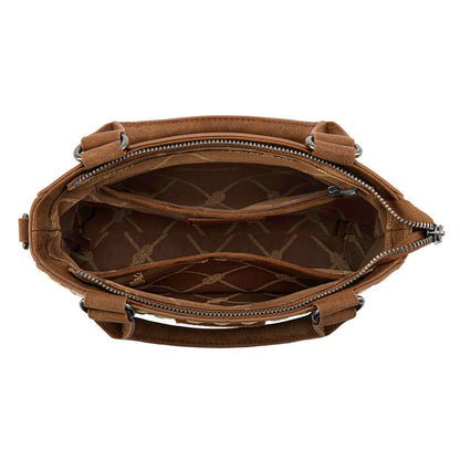 Wrangler Embroidered Swirl Mini Satchel Crossbody