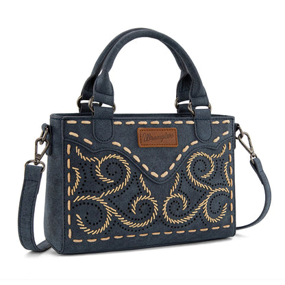Wrangler Embroidered Swirl Mini Satchel Crossbody