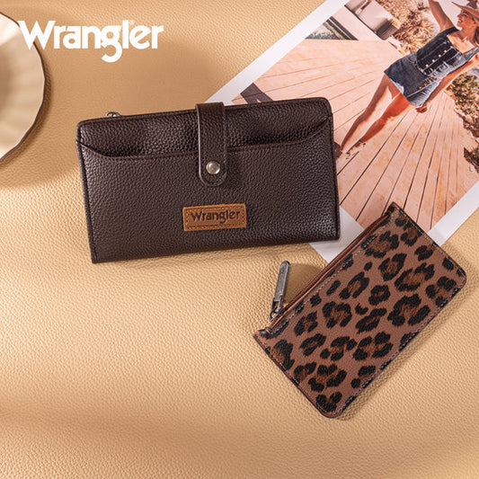 Montana West Wrangler Western Bi-Fold Wallet/Wristlet