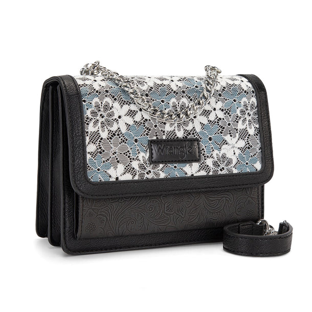Montana West Wrangler Chick Lace Chain Shoulder Bag