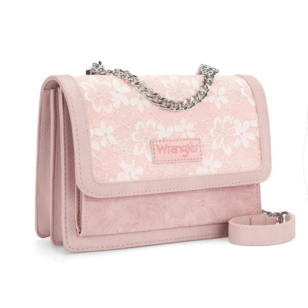 Montana West Wrangler Chick Lace Chain Shoulder Bag