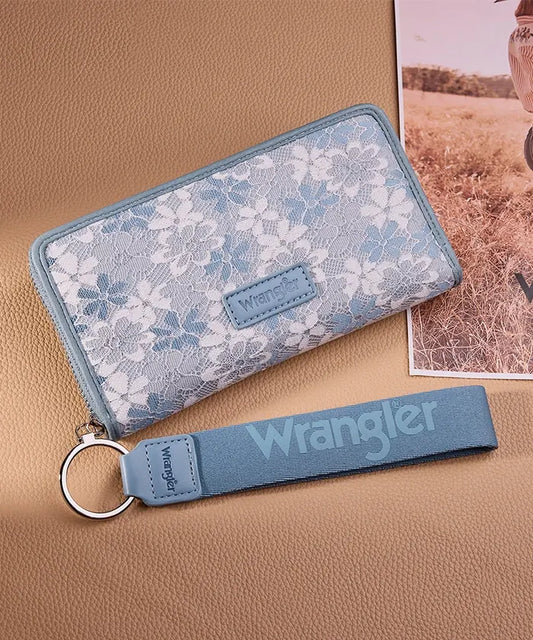 Montana West Wrangler Vintage Lace Floral Wallet