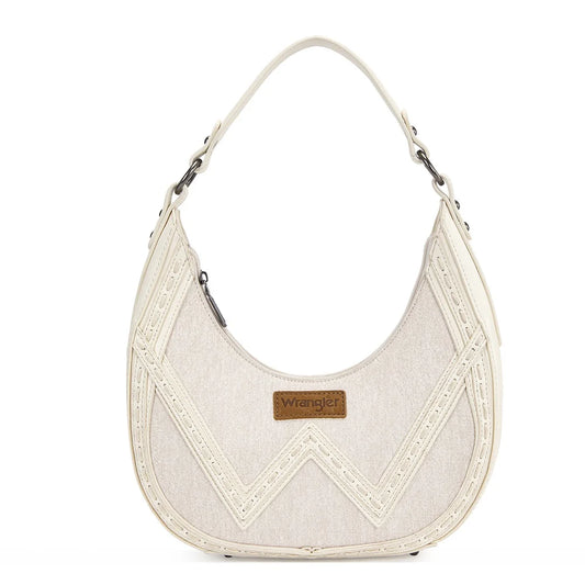 Montana West Wrangler Western Contrast Stitch Chevron Hobo Shoulder Bag