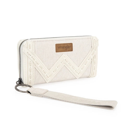 Montana West Wrangler Western Chevron Contrast Stitch RFID Wallet