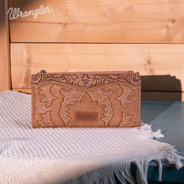 Wrangler Embroidered Bi Fold Wallet
