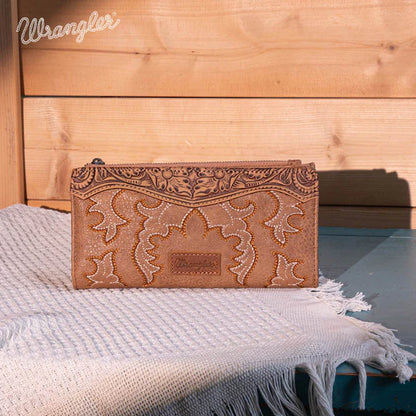 Wrangler Embroidered Bi Fold Wallet