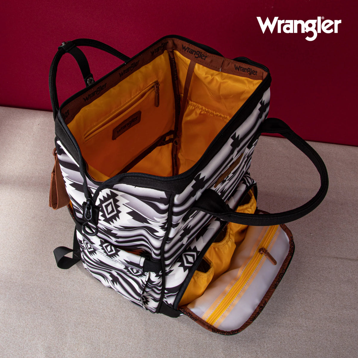 Montana West Wrangler Aztec Callie Diaper Backpack