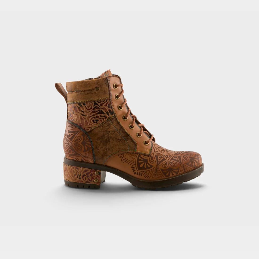 L'Artiste Whitefish Boots Tan Multi