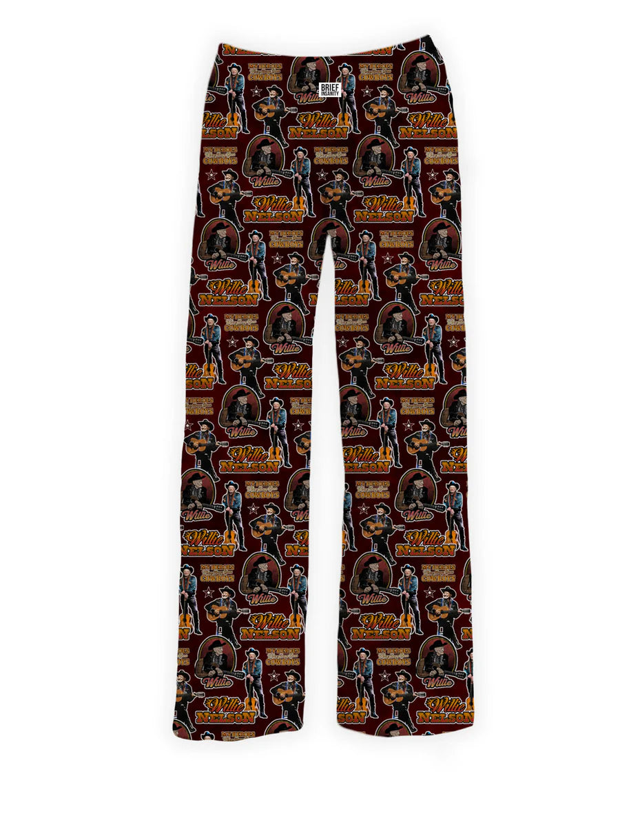 Brief Insanity Willie Nelson All Over Pattern Pants