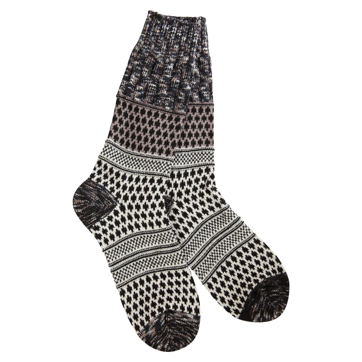 World's Softest Gallery Textured Crew Nightfall Multi