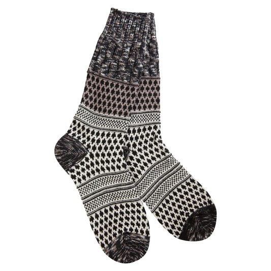 World's Softest Gallery Textured Crew Nightfall Multi