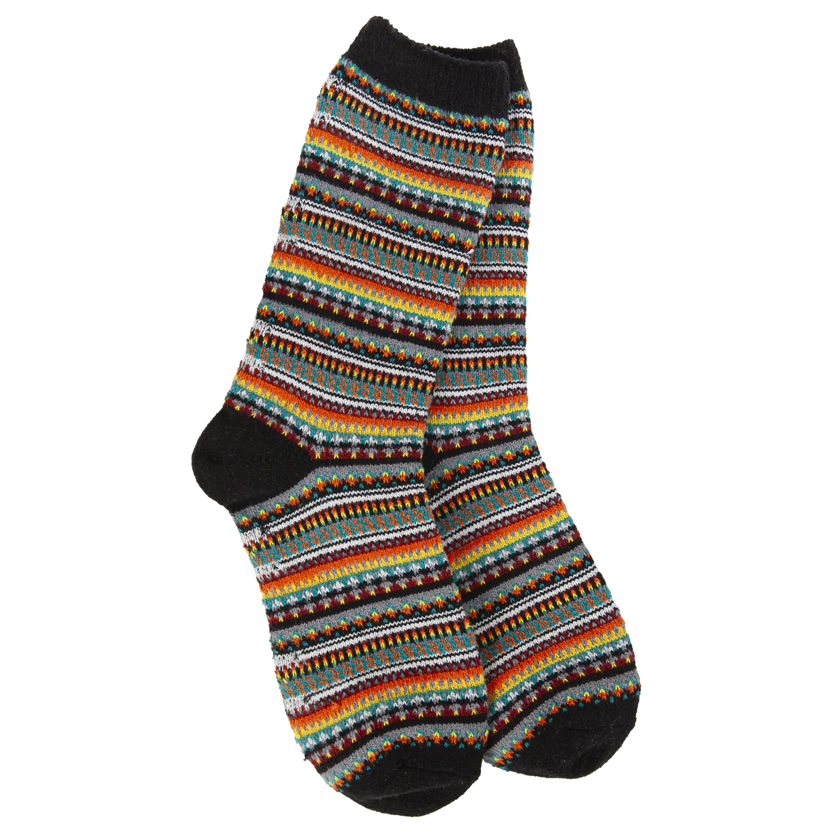 WSS Weekend Boho Crew Black Stripe
