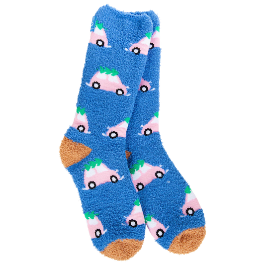 Worlds Softest Socks Cozy Crew Holiday Christmas Bug