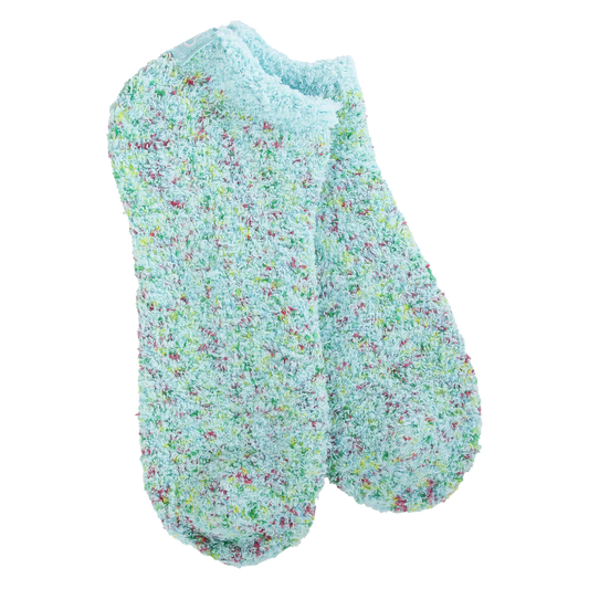 WSS Cozy Low Aqua Blue Confetti