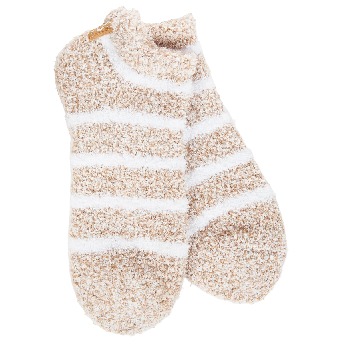WSS Cozy Low Footie Sock Heather Oatmeal
