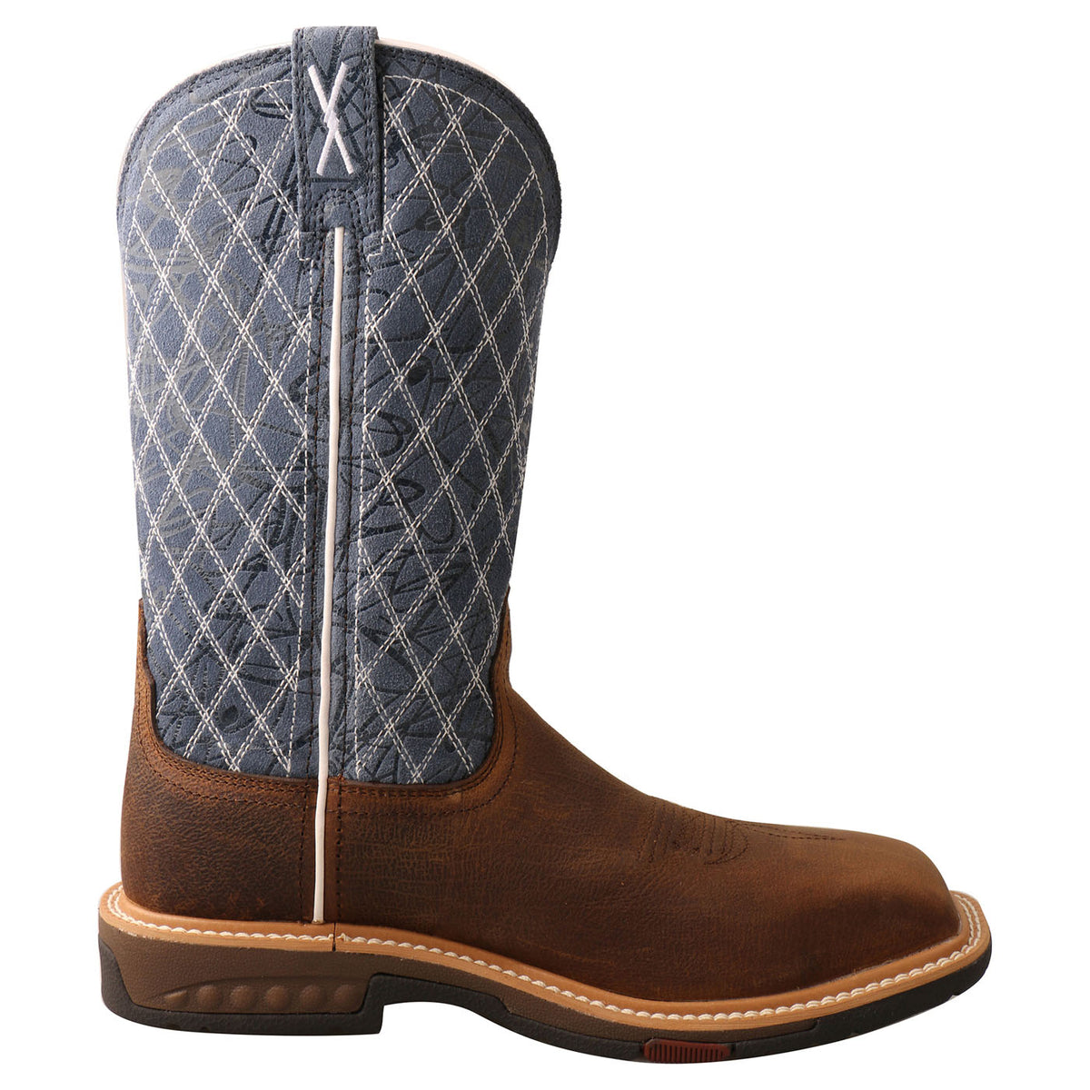 Twisted X Pull On Brown/Blue Composite Toe EH