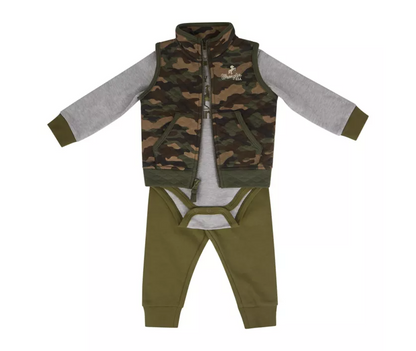 Wrangler 3-Piece Infant Camo set