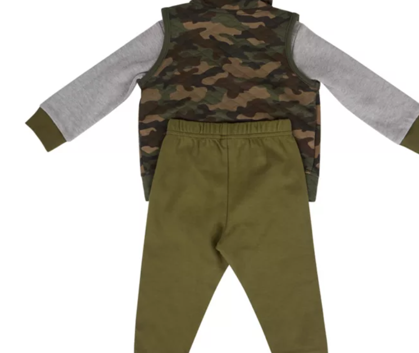 Wrangler 3-Piece Infant Camo set